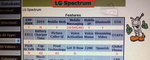 LG神秘4G LTE手机现身运营商订货系统 