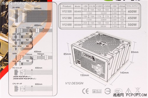 可以给手机充电！测500瓦种子电源V12 