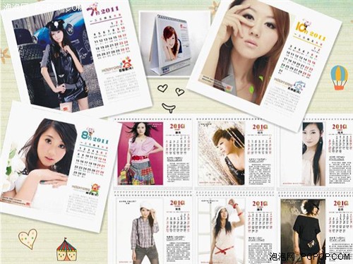 2012年台历美女图片
