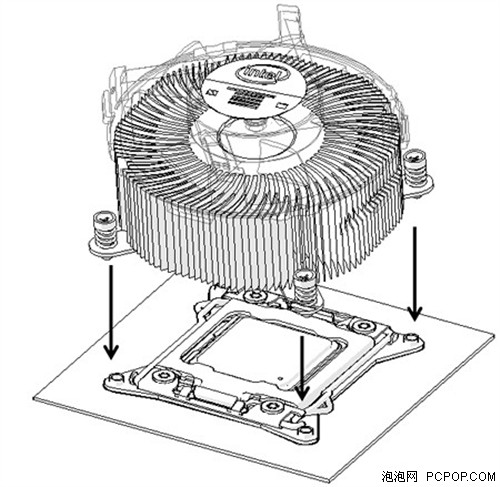 Intel原装散热器RTS2011AC 富士康造  