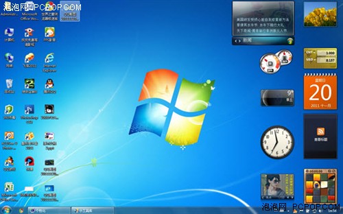 Windows7,Windows7桌面,Windows7桌面小工具,Win7预装,Win7电脑，喜爱Windows7桌面实用小工具便捷生活 