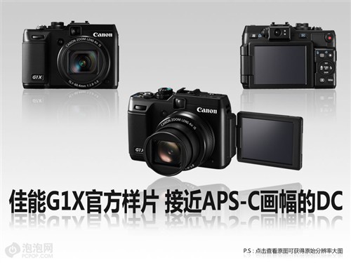 CES2012佳能G1X官方样片 画幅近APS-C 