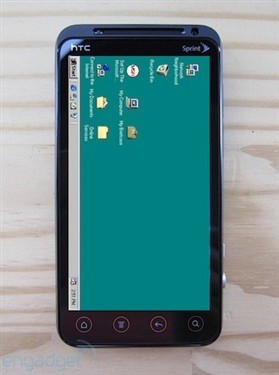 HTC EVO 3D成功运行Windows 95/98/XP 