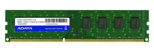 8GB也玩1600 威刚发布大容量DDR3内存 