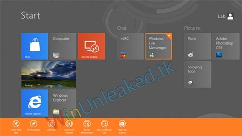 Win8 Beta截图泄露！2月版或许就是它 