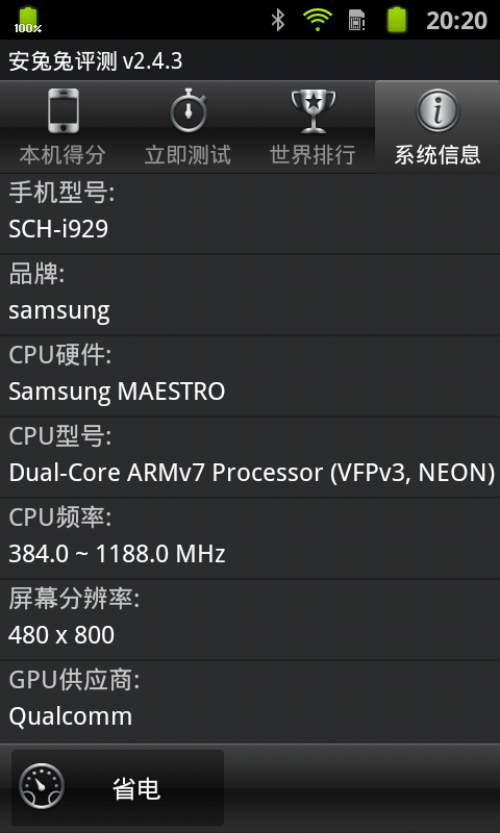 1.2GHz双核处理器魔丽屏 三星I929初评 