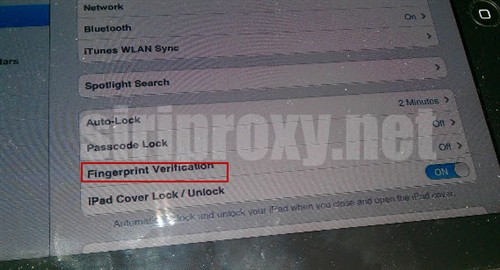 外媒疑泄露iOS 5.1截图!称有指纹识别 