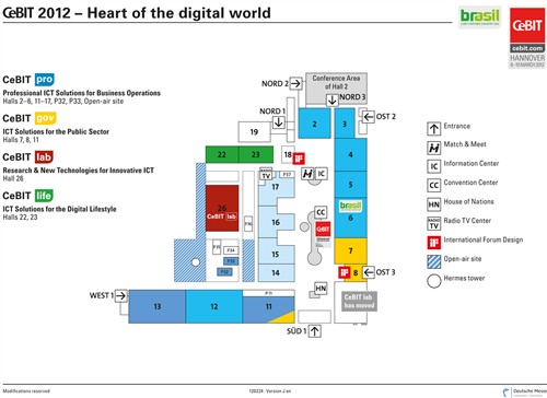 6日至10日CeBIT2012在德国汉诺威开展 