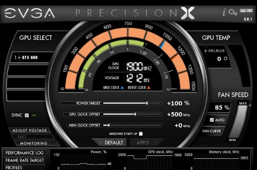 核心1.9GHz！ GTX 680极限超频创新高 