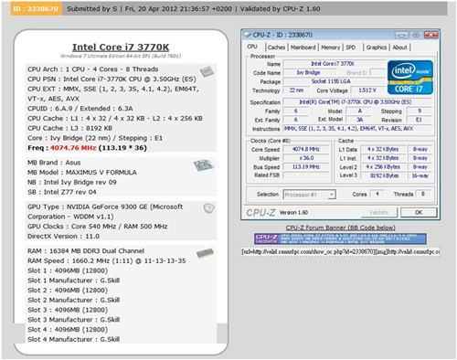 IVB专属！芝奇出DDR3 2800双通道内存 