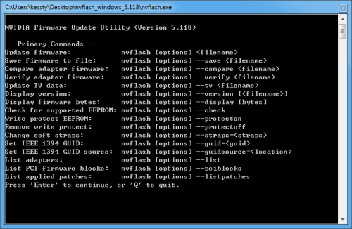 支持GTX680 最新Windows NVFlash发布 