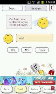 智能语音聊天SimSimi Android游戏墨鸡 