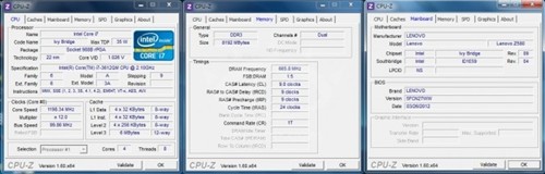 Intel Corei7-3612QM+GT630M性能简测 