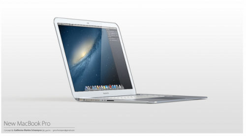 视网膜+玻璃键!新MacBookPro概念设计 