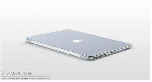 视网膜+玻璃键!新MacBookPro概念设计_苹果