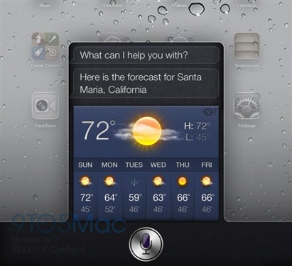 消息称苹果Siri秋季将登陆iOS6版iPad 