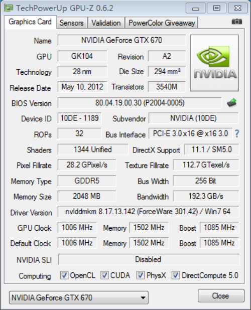 GTX680镜像版！耕昇GTX670赵云版测试 