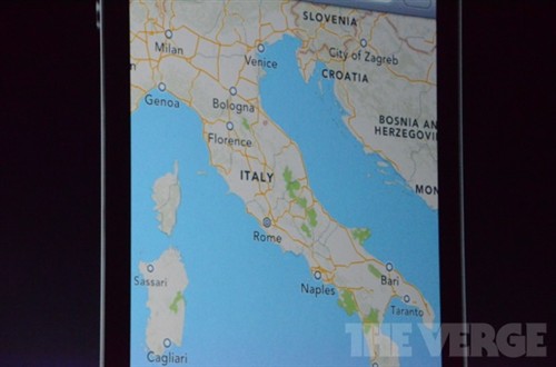 万人瞩目 iOS6地图支持3D全景以及导航 