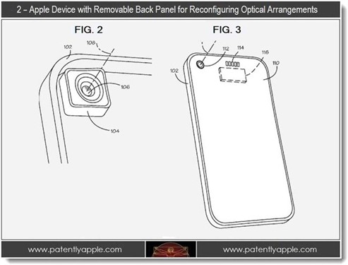 苹果申新专利：iPhone或将能更换镜头 