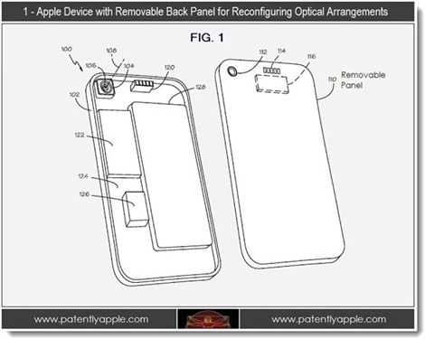 苹果申新专利：iPhone或将能更换镜头 