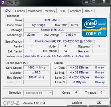 i5的价格i7的性能 至强E3-1230V2测试 