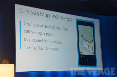 WP8系统将内置功能强大的诺基亚地图 