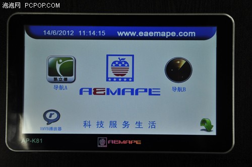 AEMAPE美国苹果汽车GPS导航K81TV体验 