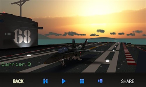 逼真飞行 Android F18舰载机模拟起降 