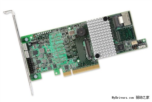 LSI SATA/SAS 6Gbps主控、PCI-E 3.0! 