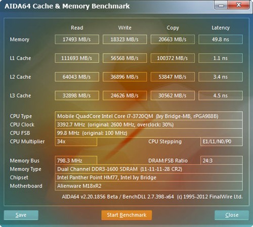 2TB硬盘配双GTX675M！外星人M18x评测 未完成 