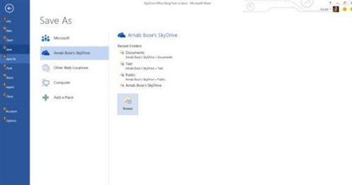 Office2013全面支持SkyDrive离线编辑 