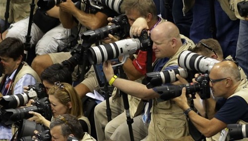 伦敦奥运会幕后 佳能相机镜头弹药库 