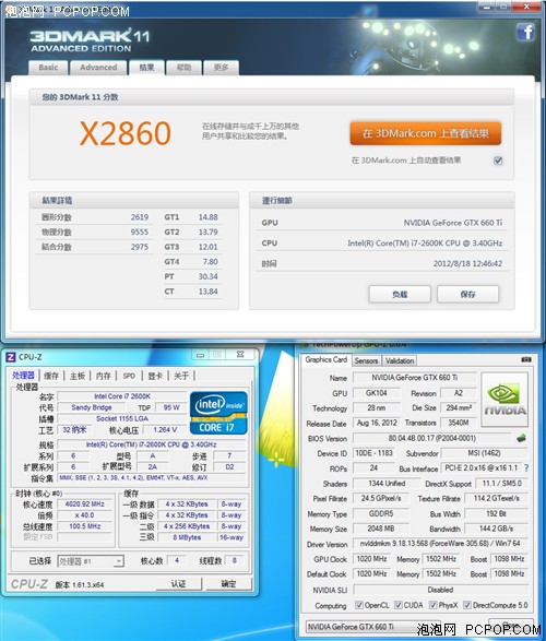 虐杀公版HD7970!微星GTX660Ti OC测试 