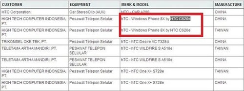 HTC旗下WP8手机曝光 或十月份上市出售 