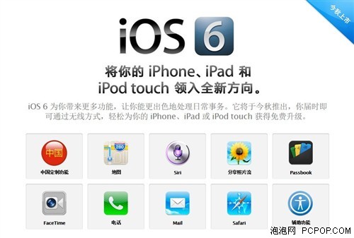 优化体验 iOS6正式版9月19日推送升级 