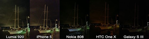 拍照混战:Lumia920/iPhone5/808/One X 