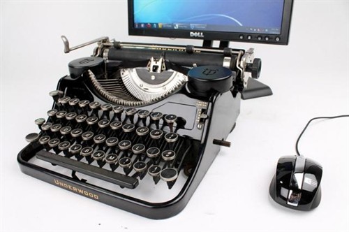 怀旧可以更时尚！USB接口老式打字机 