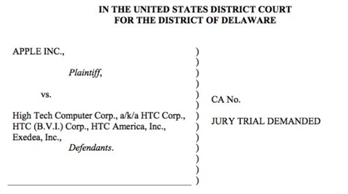 苹果与HTC和解专利诉讼 达成10年协议 