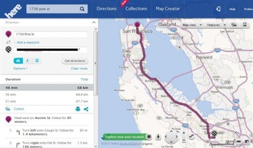 诺基亚推出Android/iOS地图应用Here 