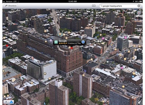 华尔街日报:iOS6谷歌地图正在测试中 