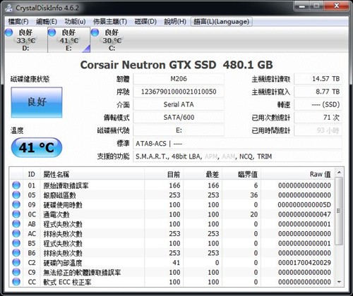 海量存储空间 海盗船480G旗舰SSD评测 