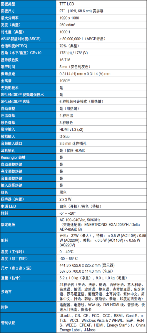 华硕MX279H显示器评测 