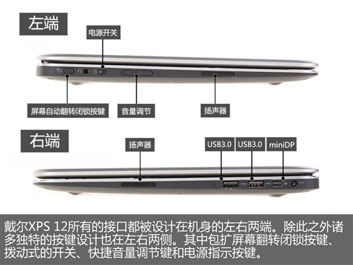 屏幕翻转不跟随 戴尔XPS 12超极本评测 