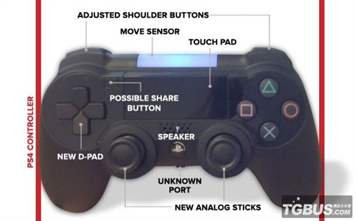 带触控和体感 索尼PS4手柄原型再曝光 