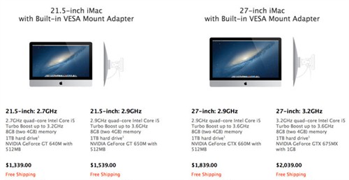 苹果推新iMacVESA支架转换器,售300元 