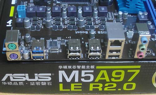 华硕m5a97 le r2.0主板i/o接口