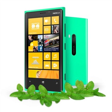 诺基亚Lumia 920薄荷绿款 或近期上市 