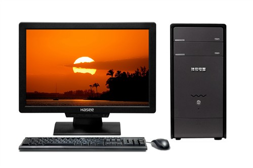 神舟电脑双核台机新品E20 超值2199元 