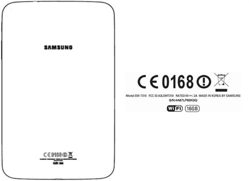 8英寸设备 FCC曝光GALAXY Tab 3 8.0？ 