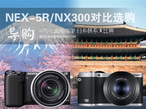 NEX-5R/NX300对比导购 日韩微单大PK 